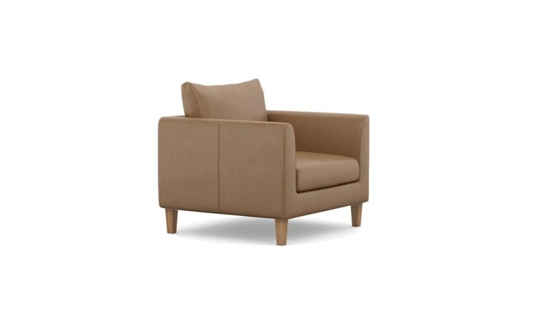 Owens Leather Accent Chair - Image 1