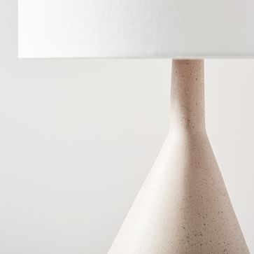 Asymmetry Ceramic Table Lamp, Large, Speckled Stone - Image 2