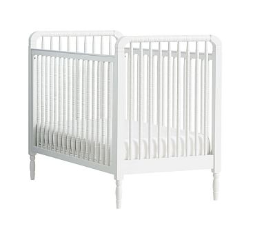 Elsie 2-in-1 Spindle Crib, Simply White, UPS Delivery - Image 0