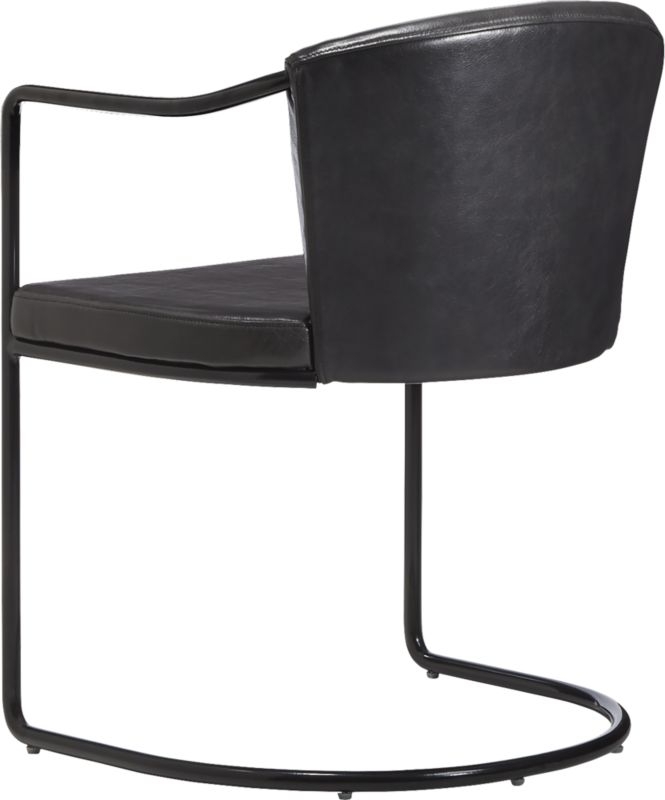 Cleo Black Cantilever Chair - Image 6