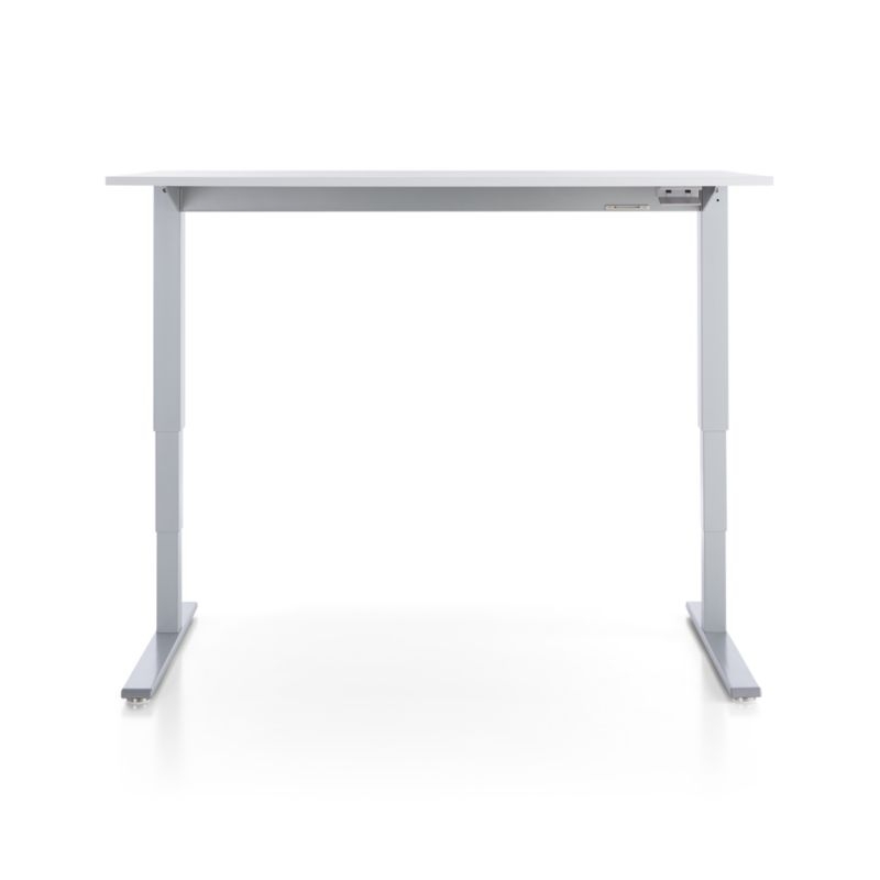 Humanscale ® Float ® Sit/Stand 60" White Desk - Image 8