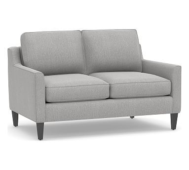 Beverly Upholstered Loveseat 56", Polyester Wrapped Cushions, Sunbrella(R) Performance Chenille Fog - Image 2
