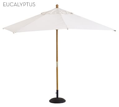 Premium 10' Rectangular Umbrella with Aluminum Tilt Pole, Sunbrella(R) Cobalt - Image 3