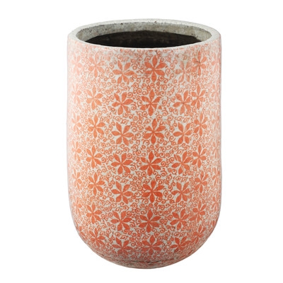 Fitzgerald Cylinder Terracotta Vase - Image 0