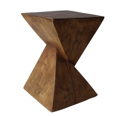 Hurley Outdoor Light-Weight Concrete Accent Table - Image 0