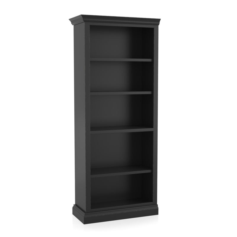 Cameo Bruno Black Left Open Bookcase - Image 1