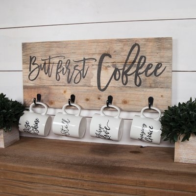 Tumlin But First Coffee Wall Décor - Image 0