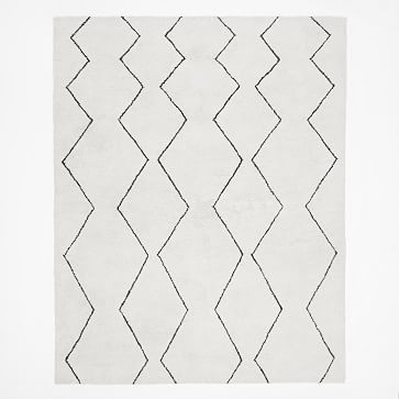 Souk Wool Nursery Rug, 8'x10', Ivory - Image 2