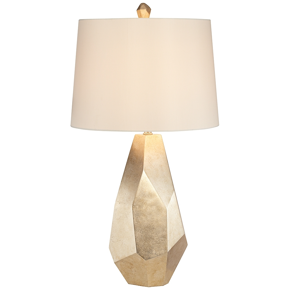 Avizza Faceted Champagne Table Lamp - Image 0