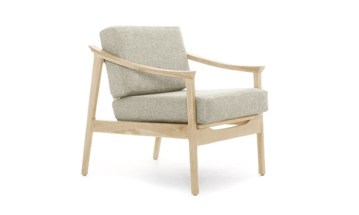 Green Bradshaw Mid Century Modern Chair - Nova Olive - Maple - Image 0