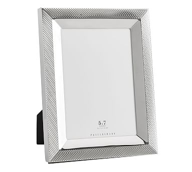 Silver Weave Picture Frame, 5" x 7" - Image 0