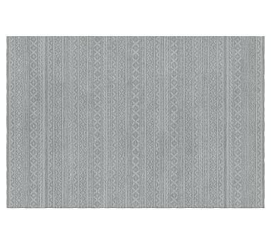 Adrina Custom Tufted Rug, Silver, 12 x 18' - Image 0