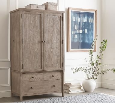 Toulouse Armoire, Gray Wash - Image 4