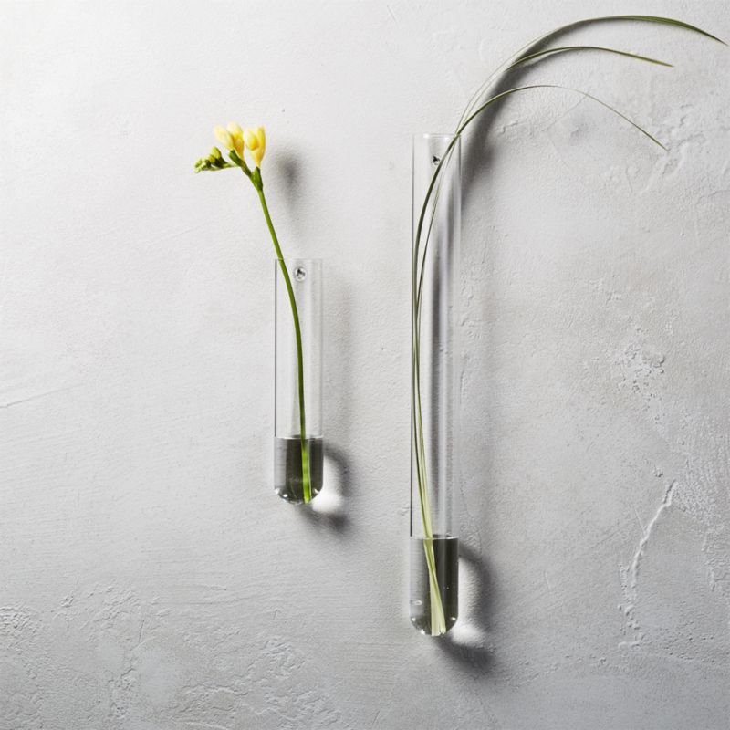 Beaker Glass Tube 8" Wall Vase - Image 2