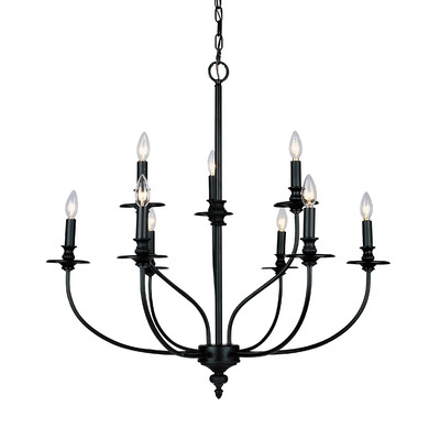 Giverny 9-Light Candle Style Classic / Traditional Chandelier - Image 0