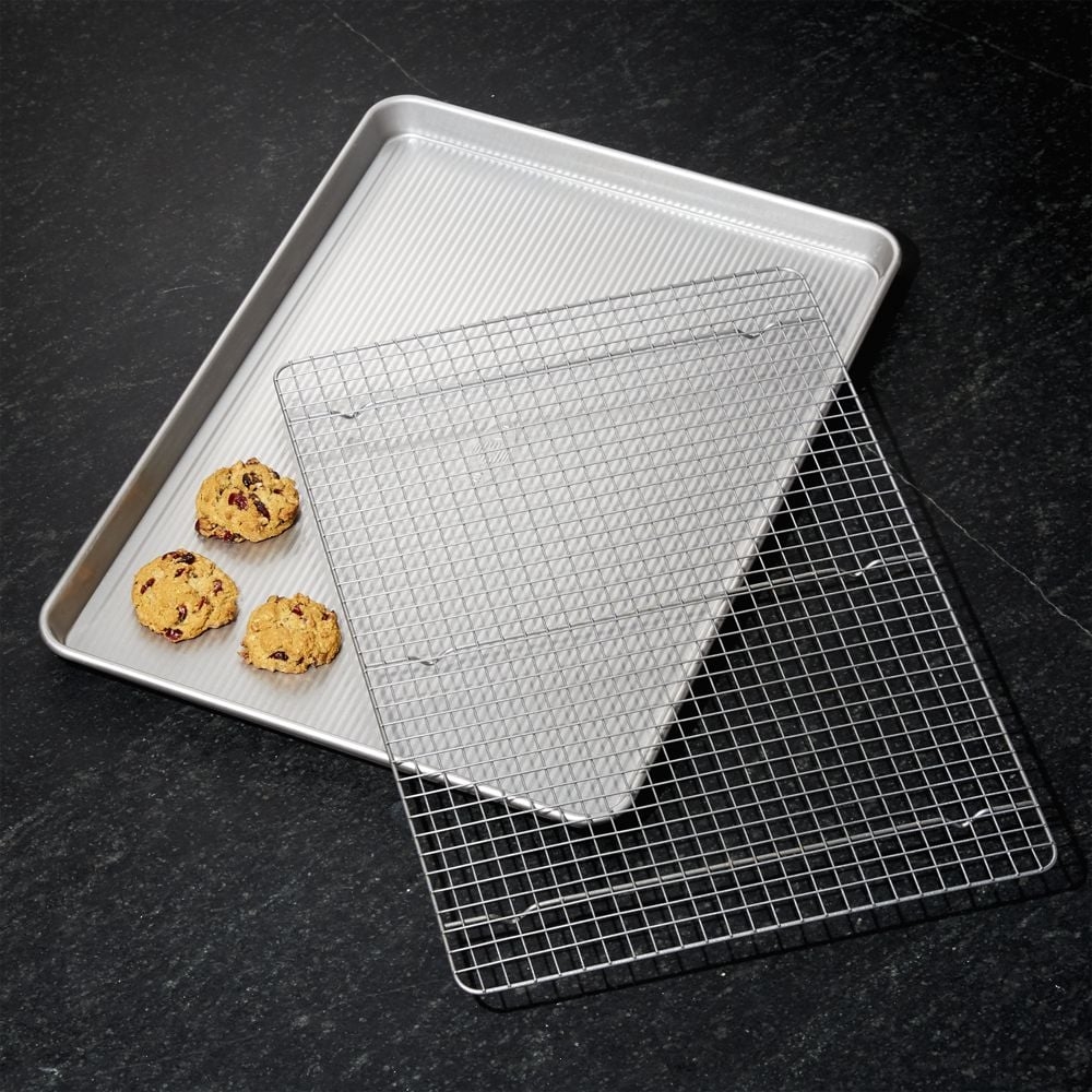 USA Large Cookie Sheet with Cooling Rack - Image 0
