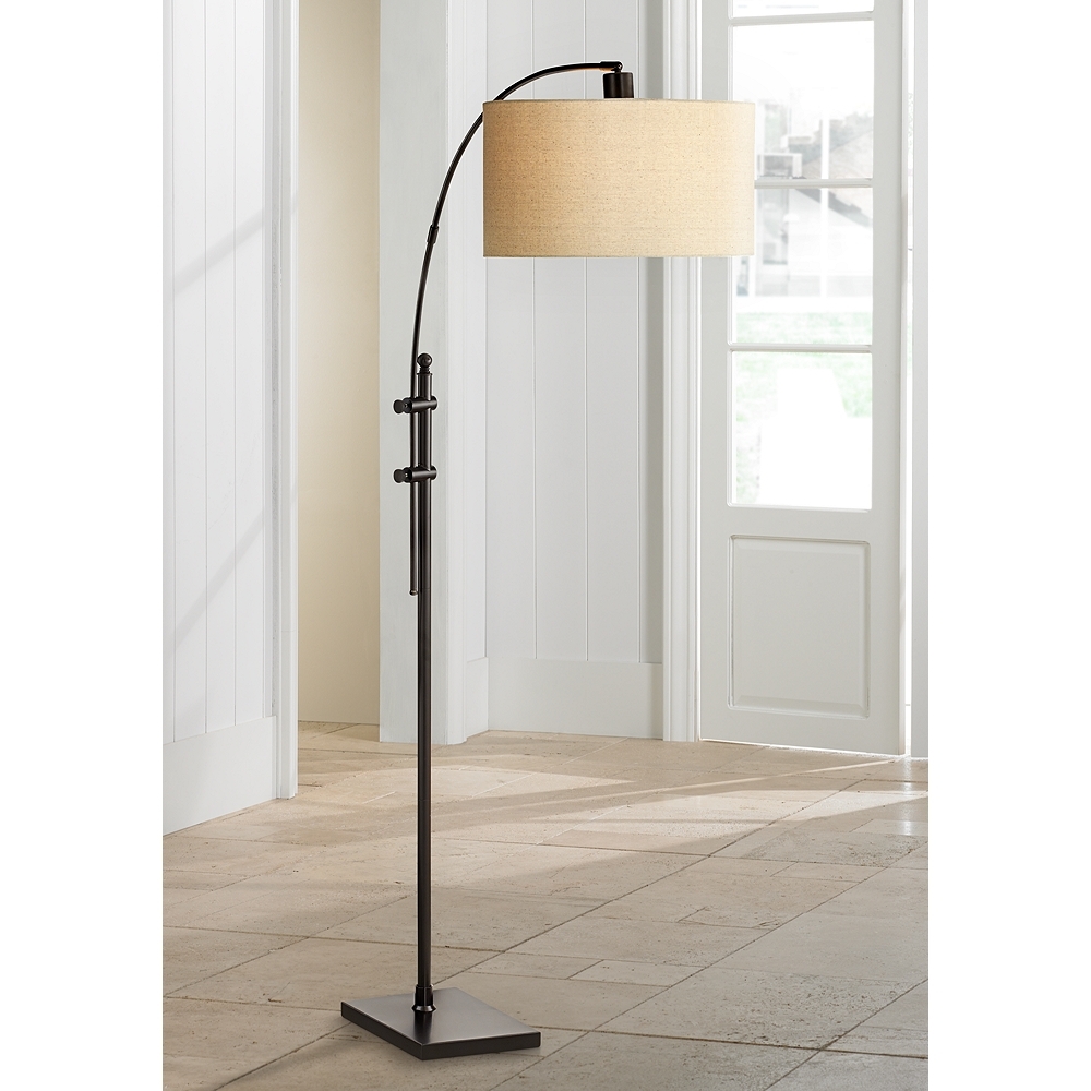 Spotlight Arc Adjustable Height Floor Lamp - Style # 1T943 - Image 0