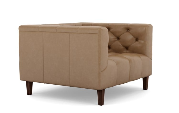 Ms. Chesterfield Leather Accent Chair by Apartment Therapy - Image 1