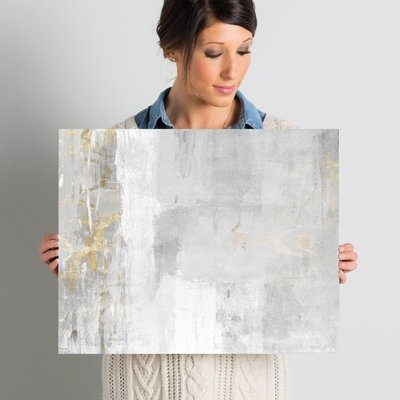 Abstract Elegance Painting Print on Wrapped Canvas - Image 0