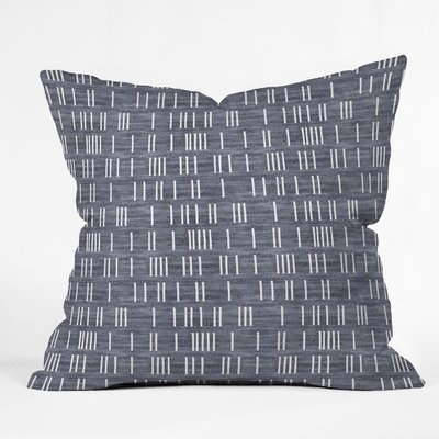 Striped Polyester Throw Pillow - Image 0