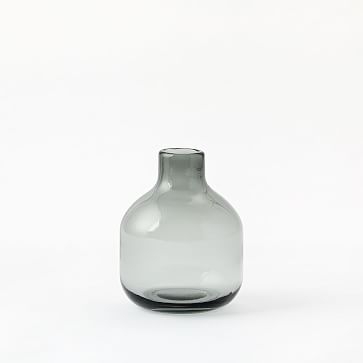 Pure Glass Vase, Bud, Smoke - Image 0