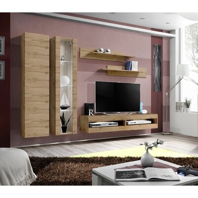 Beechmeadow Wall Mounted Floating Entertainment Center for TVs up to 70 - Image 0