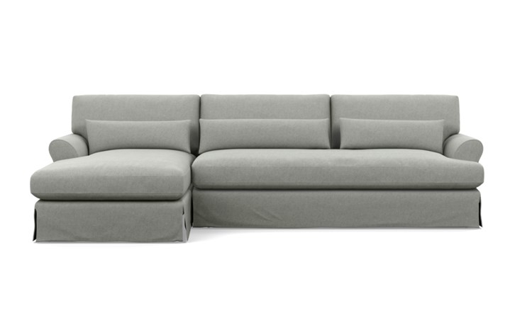 Maxwell Slipcovered Sectional Sofa with Left Chaise by Apartment Therapy - Image 0
