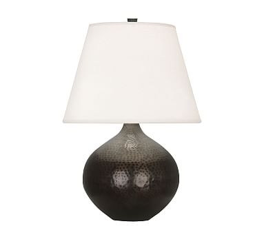 Danielle Small Round Table Lamp, Bronze - Image 0