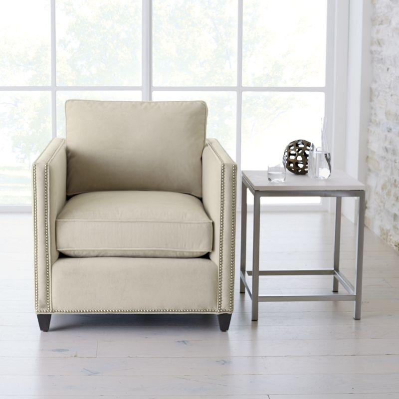 Dryden Chair with Nailheads - View Wheat - Image 3