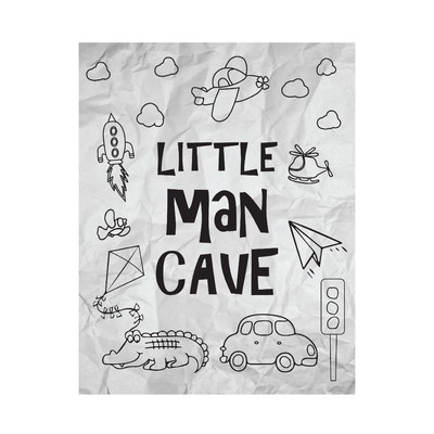 Little Man Cave Paper Print - Image 0