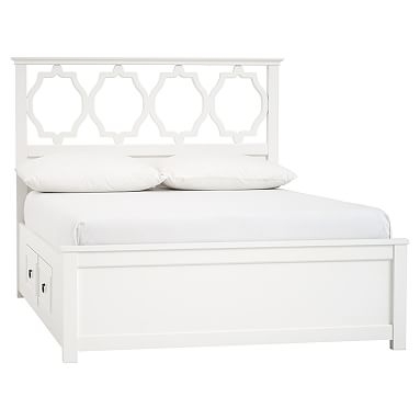 Evie Storage Bed, Queen, Simply White - Image 0