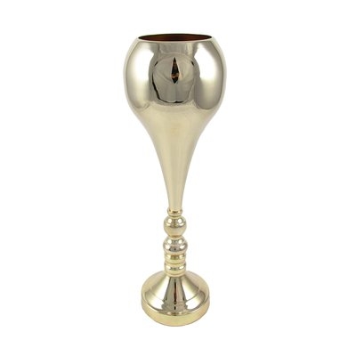 Baylee Metal Bulb Top Trumpet Floor Vase - Image 0