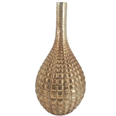 Thigpen Neck Texturized Modern Floor Vase - Image 0