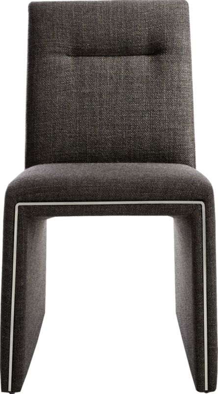 Silver Lining Grey Armless Dining Chair - Image 1