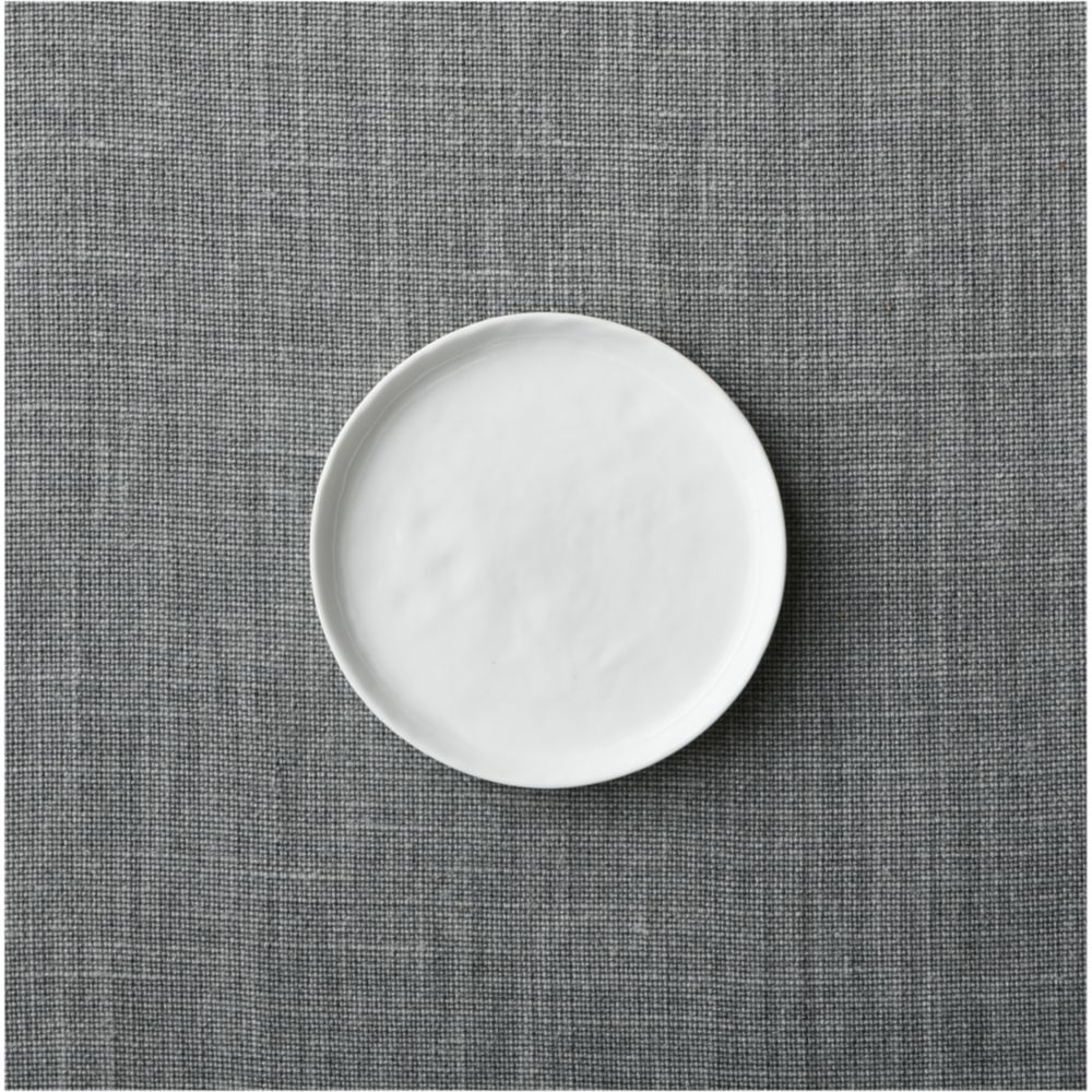 Mercer White Round Porcelain Appetizer Plate - Image 0