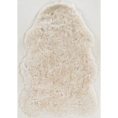 Borealis Hand-Tufted&nbsp;Faux Sheepskin Ivory Area Rug - Image 0