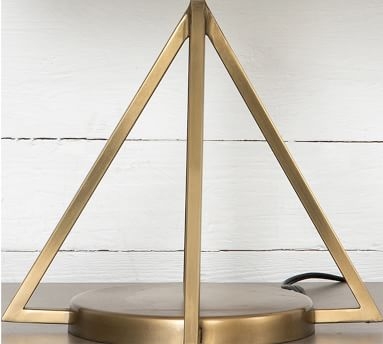 Porter Table Lamp, Antique Brass - Image 3