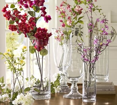 Voluminous Clear Glass Vase, Large - Image 2