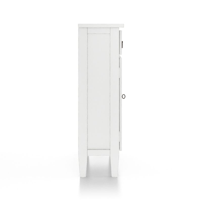 Stretto White Entryway Cabinet - Image 3