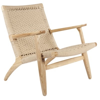 Bungalow Rose Altha Armchair in Natural - Image 0