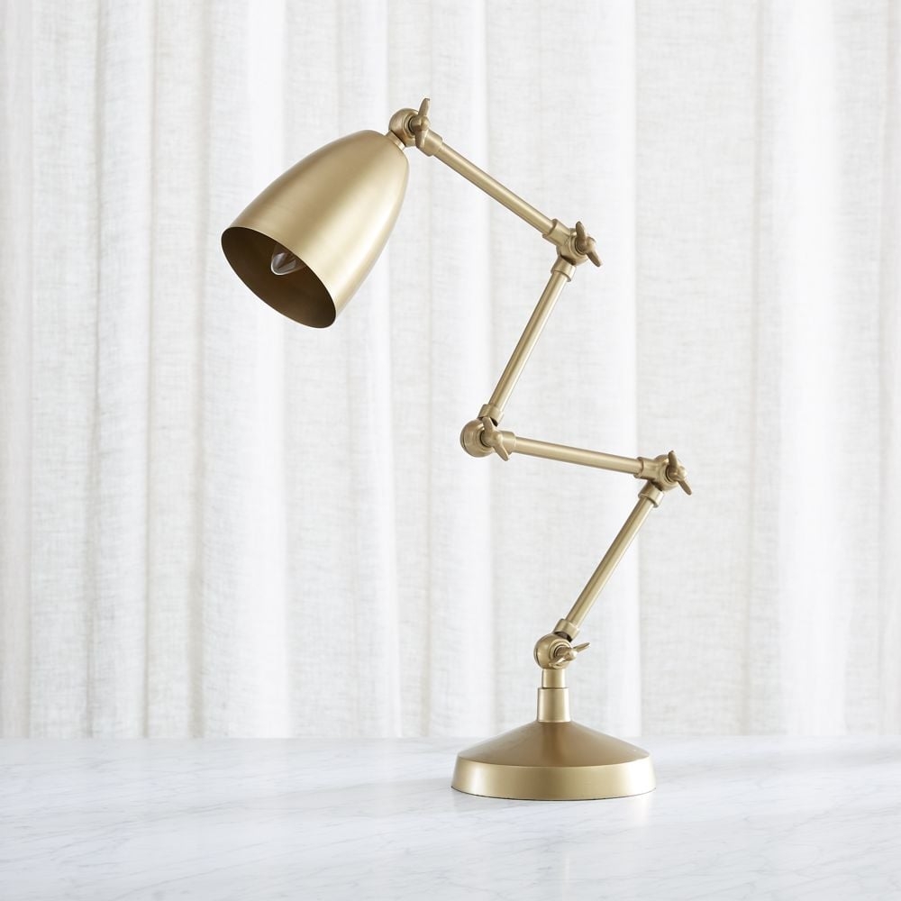 Folding Brass Table Lamp - Image 0