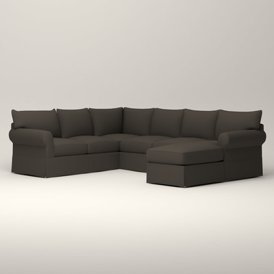 Jameson 119" Slipcovered U-Shaped Sectional RIGHT FACING - Image 0
