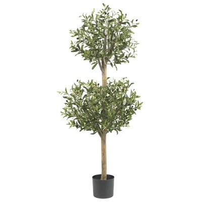 Olive Tree Topiary in Pot - Image 0
