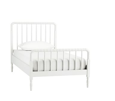 Elsie Bed, Twin, Simply White, Standard UPS Delivery - Image 0