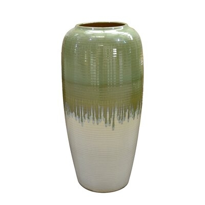 Belhaven Green And White Large Vase - Image 0