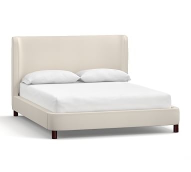 Rochella Upholstered Bed, King, Twill Cream - Image 0