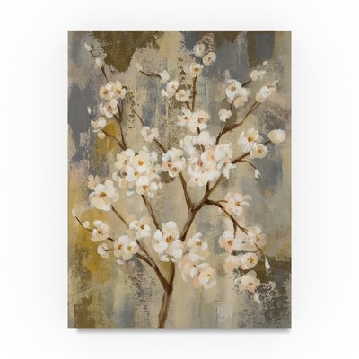 'Neutral Branches I Crop' Acrylic Painting Print on Wrapped Canvas - Image 0