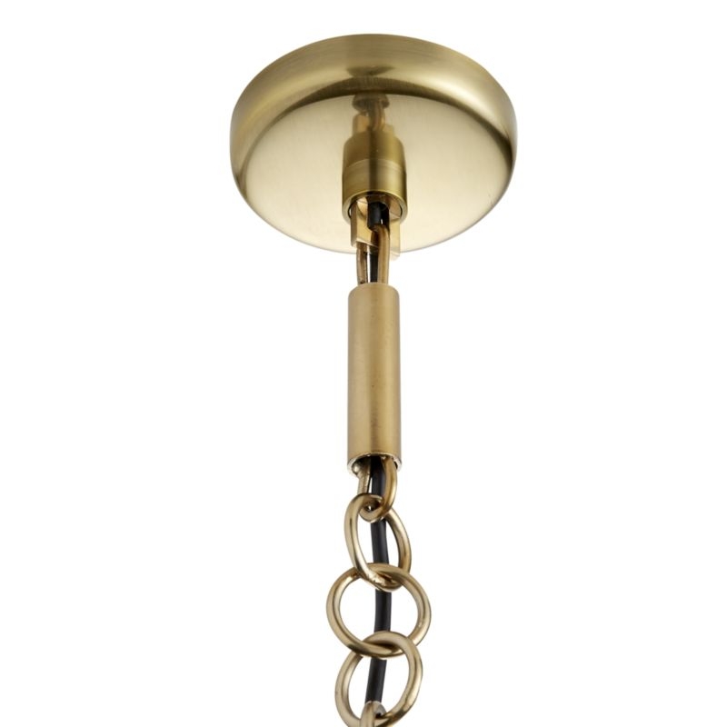 Cooper Antique Brass Chandelier - Image 5