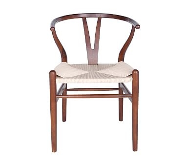 Faith Side Chair, Set of 2, Walnut/Natural - Image 1