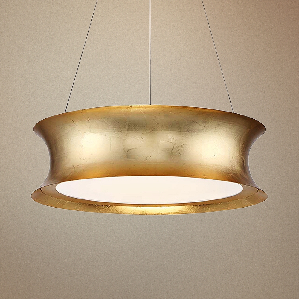 Modern Forms Tango 20" Wide Gold Leaf LED Pendant Light - Style # 55P78 - Image 0